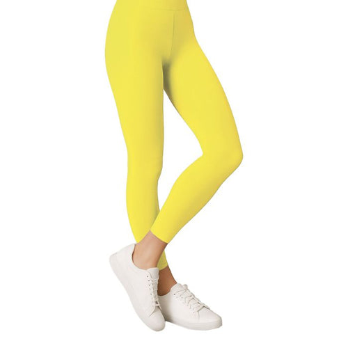 Adult Footless Tights | Yellow