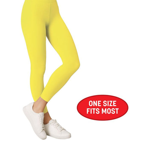Adult Footless Tights | Yellow