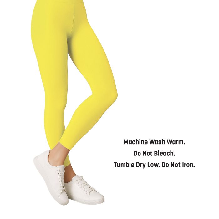 Adult Footless Tights | Yellow