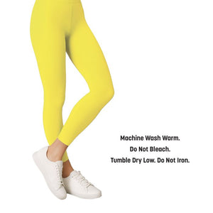 Adult Footless Tights | Yellow