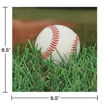 Sports Fanatic Baseball Luncheon Napkins 16ct