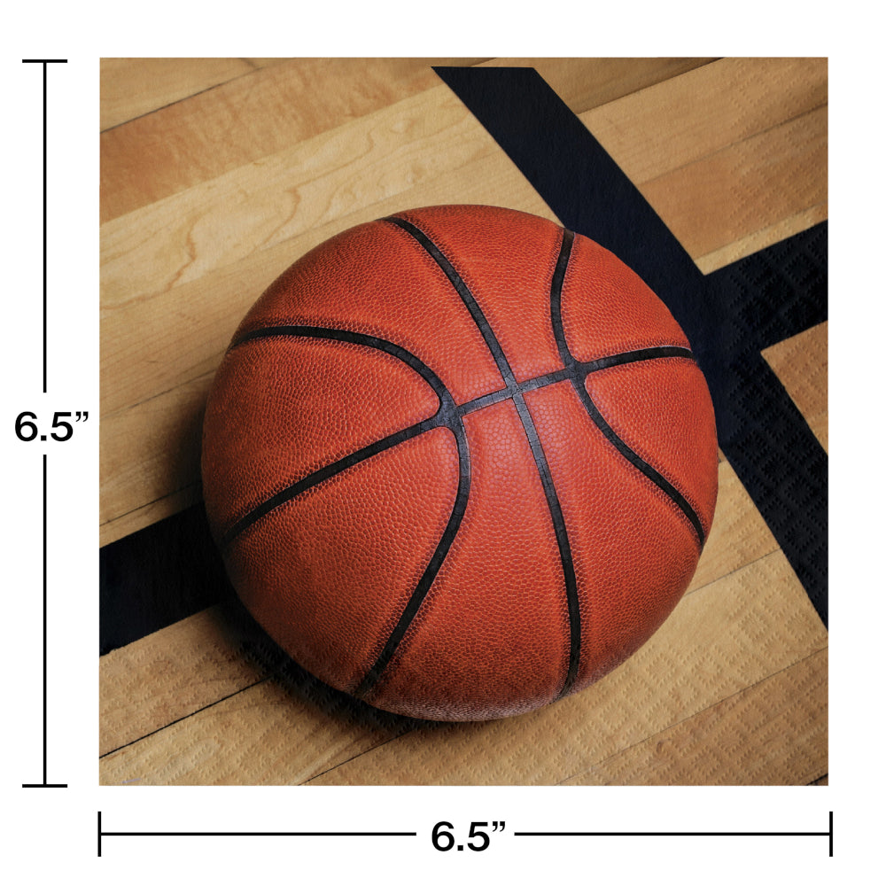 Sports Fanatic Basketball Luncheon Napkins 16ct