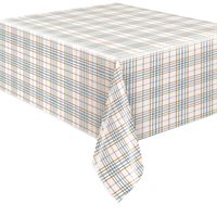 Fall Flair Rectangular Plastic Table Cover  54" x 84"