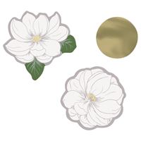 Garden Party Assorted Paper Flower & Gold Foil Table Scatter  2 oz