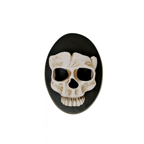 6" Halloween Home Light Up Skull Wall Sconce