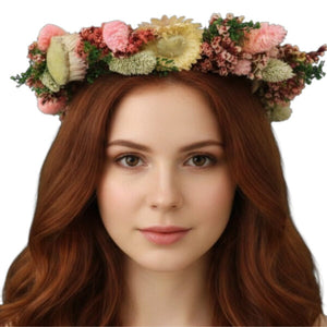 Renaissance Flower Garland Crown
