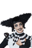 Creepy Clown Adult Wig (Black)
