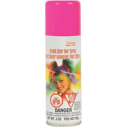 pink temporary colored hairspray