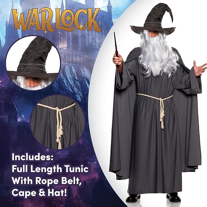 Warlock Grey Costume