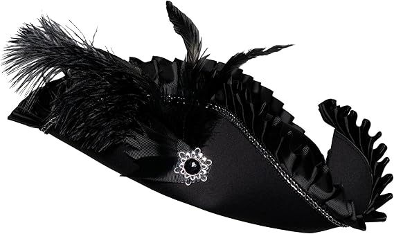 Black Feather Tricorn