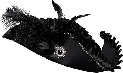 Black Feather Tricorn
