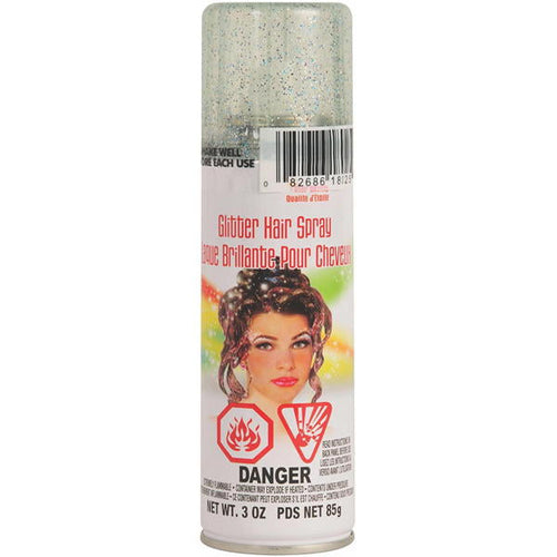 multicolor glitter hairspray