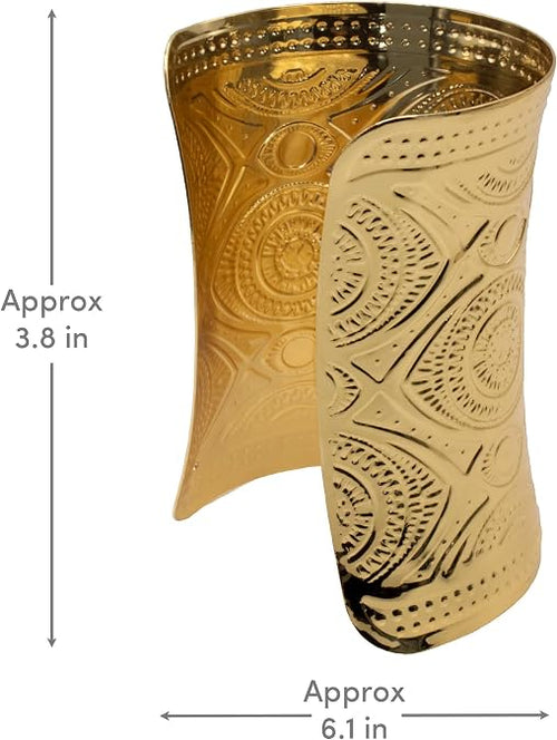 Eye Gold Cuff