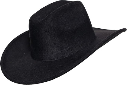 Black Bullnose Cowboy Hat