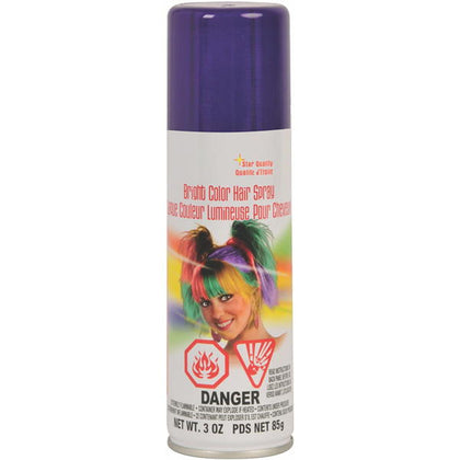 purple temporary colored hairspray