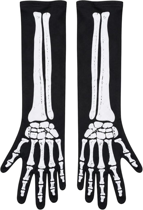 Double-Sided Skeleton Elbow Gloves
