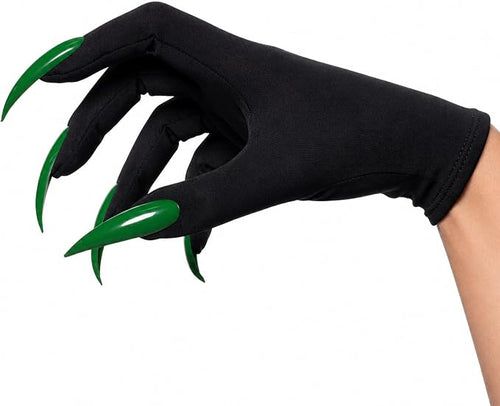 Long Nail Claw Glove Green