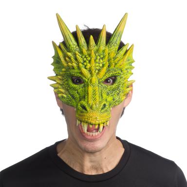 green Fantasy Dragon Masks