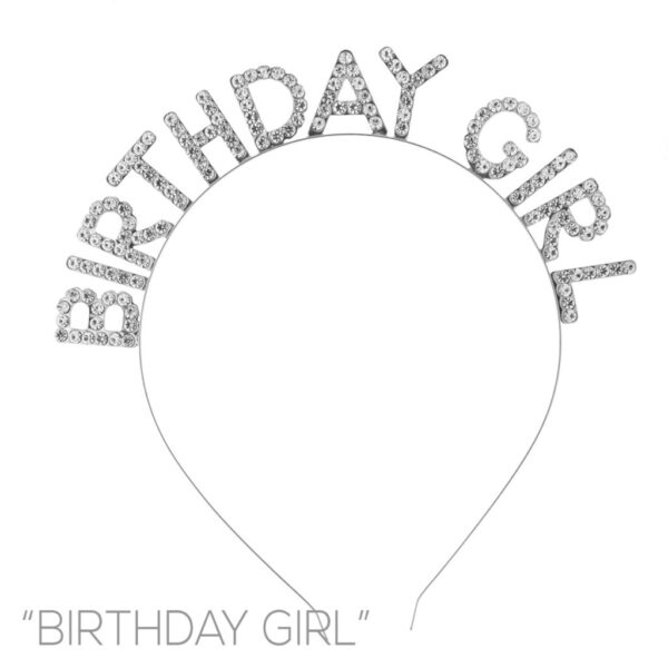 Birthday Girl Headband | Silver