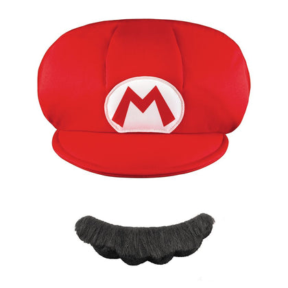 Super Mario Hat & Mustache | Child
