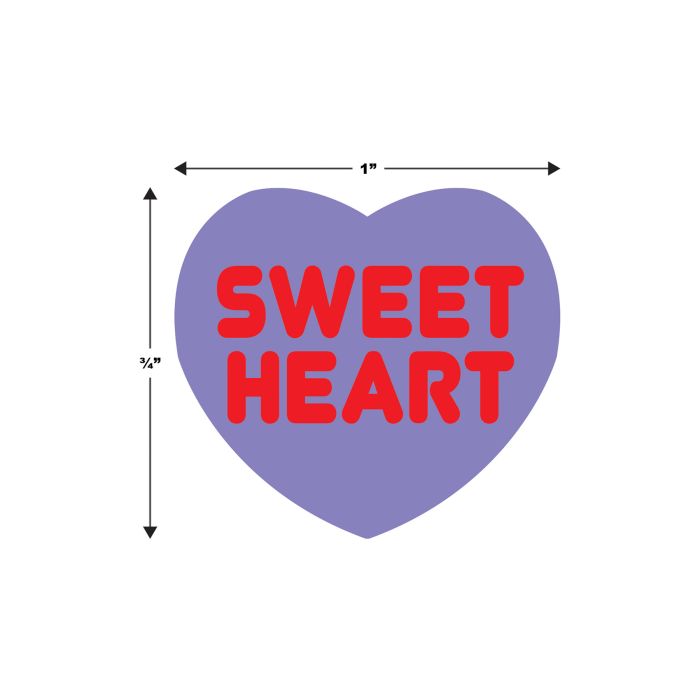 Candy Heart Stickers