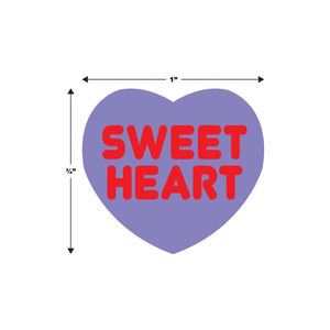 Candy Heart Stickers