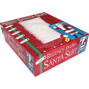 Regency Plush Crimson Santa Suit - Plus