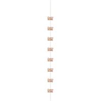 GLITZ H.B. Rose Gold Hanging Decorations  5 ft