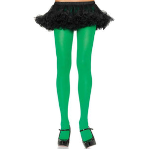 Nylon Tights Green