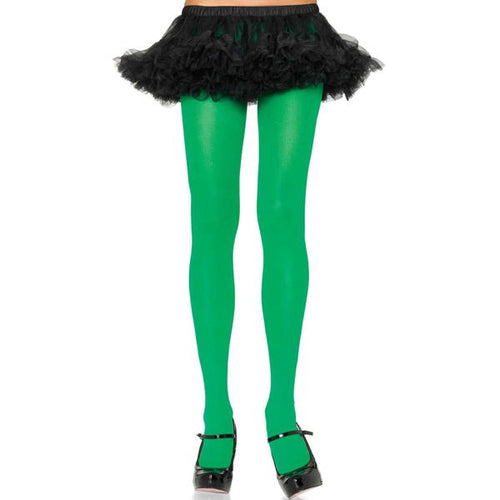 Nylon Tights Green