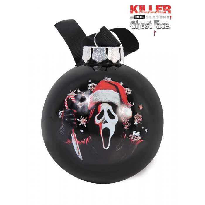 Creepy Christmas Ghost Face® 4" Ornament