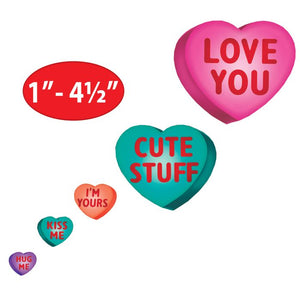 Candy Heart Clings