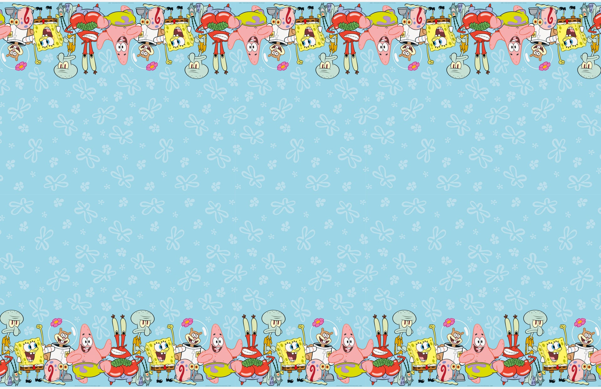 SpongeBob SquarePants Rectangular Plastic Table Cover  54" x 84"