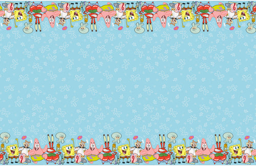 SpongeBob SquarePants Rectangular Plastic Table Cover  54" x 84"