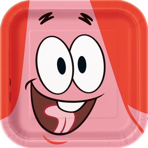 SpongeBob SquarePants Square 7" Dessert Plates  8ct
