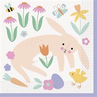 Playful Easter Luncheon Napkins  16ct