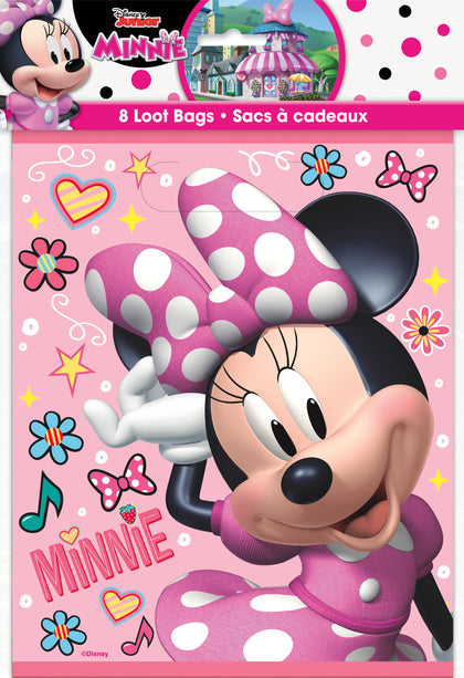 Disney Iconic Minnie Mouse Loot Bags  8ct