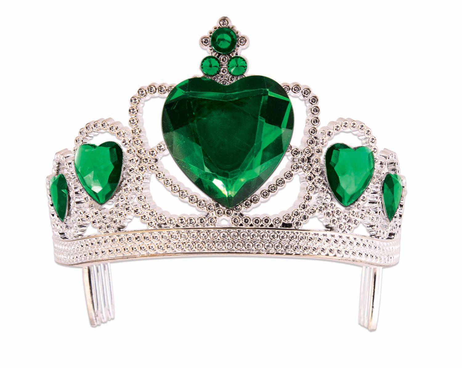 green heart tiara