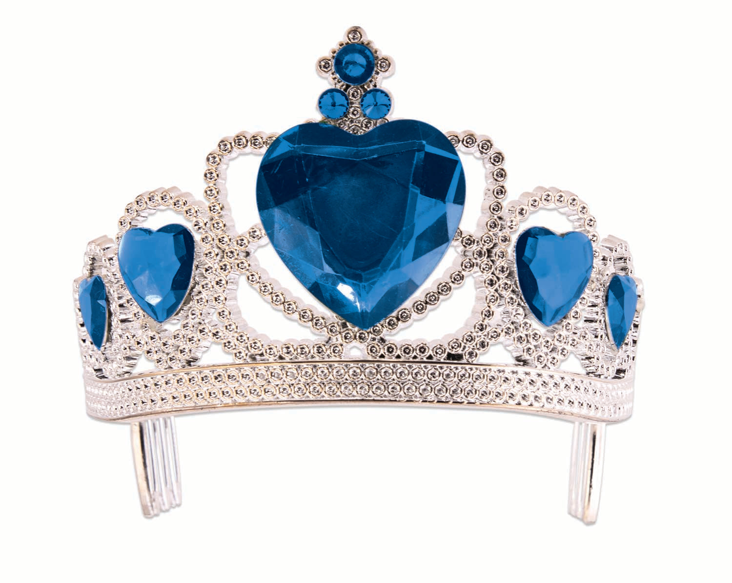 blue heart tiara