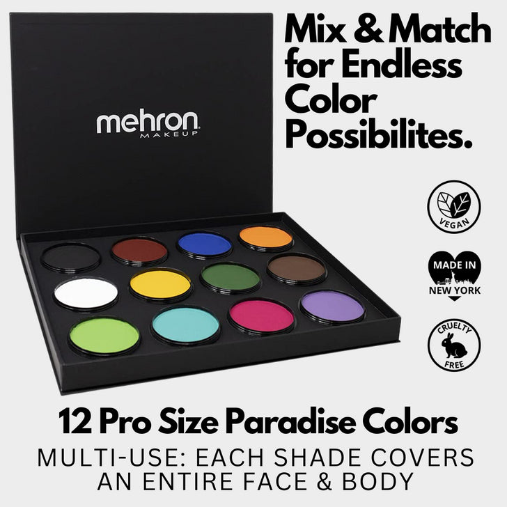 Paradise Makeup AQ™ 12 Color Pro Palette