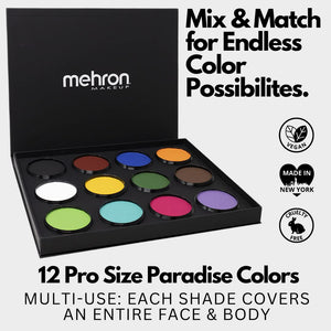 Paradise Makeup AQ™ 12 Color Pro Palette
