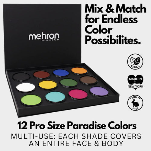 Paradise Makeup AQ™ 12 Color Pro Palette
