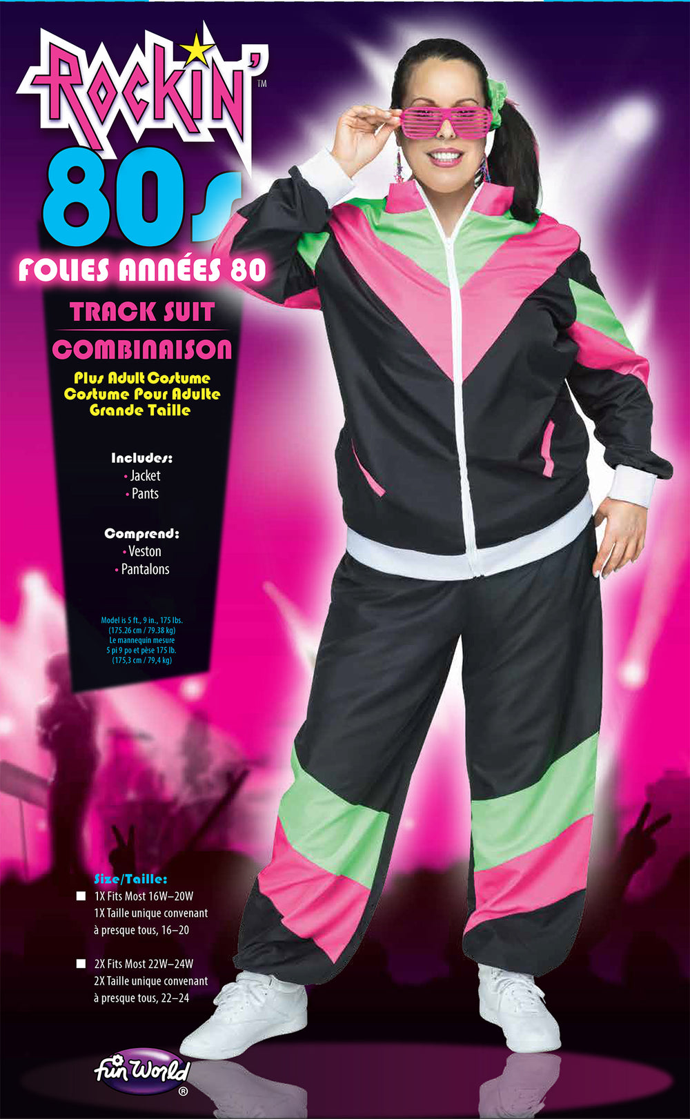 80's Track Suit | Adult Plus Size
