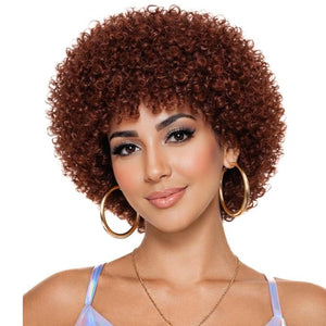 Short Afro Wig | Brown