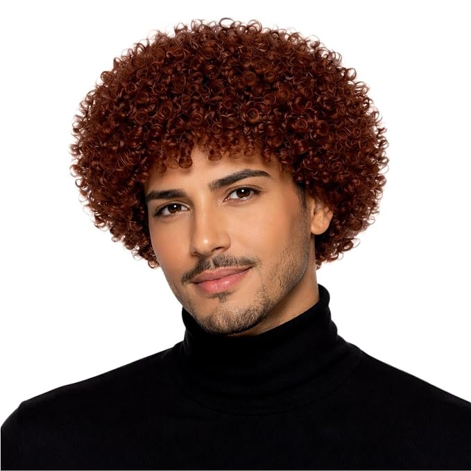 Short Afro Wig | Brown