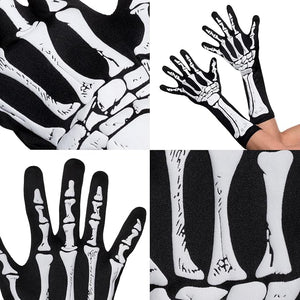 Double-Sided Skeleton Elbow Gloves