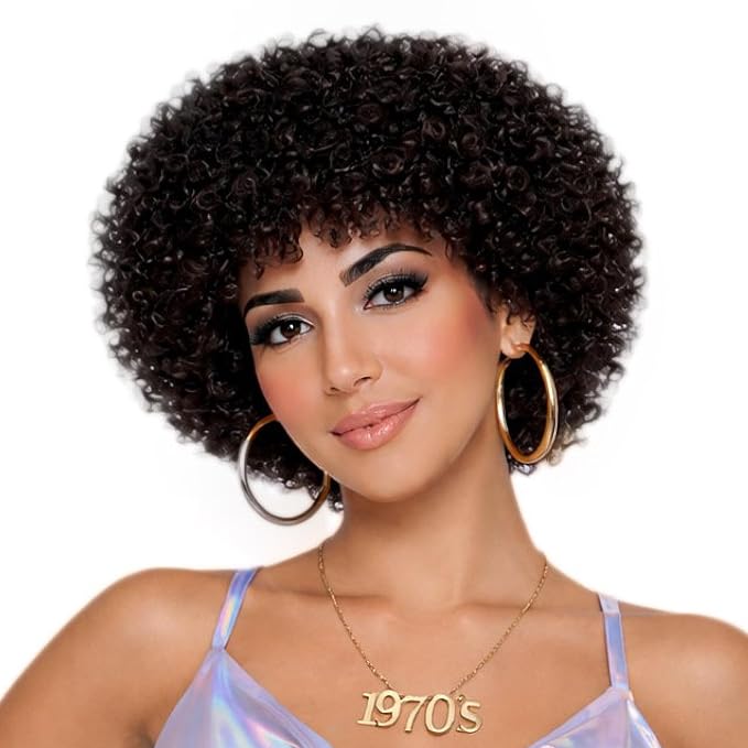 Short Afro Wig | Black