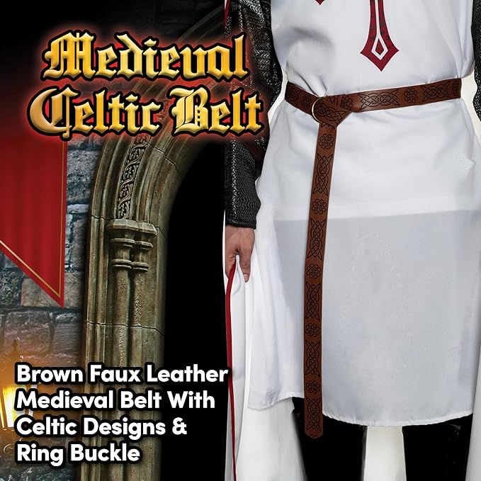 Faux Leather Celtic Belt
