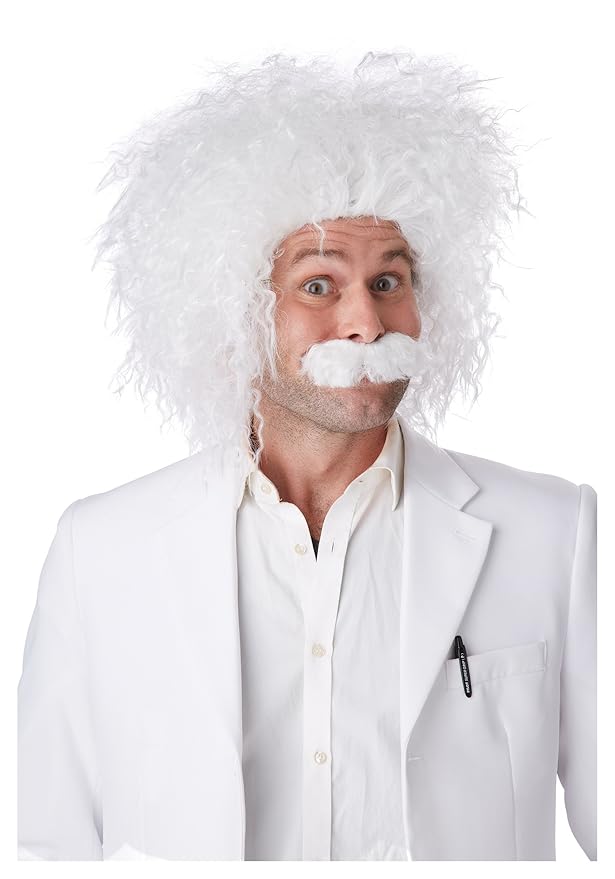 E=MC2 WIG & MOUSTACHE