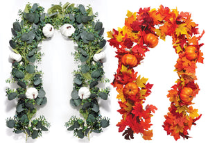 6 Foot Autumn Garland